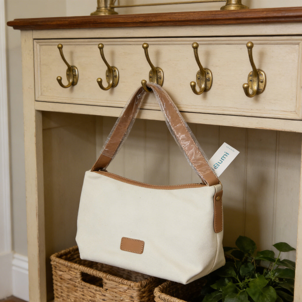 Simple Cross Body Bag-Coffee 1980