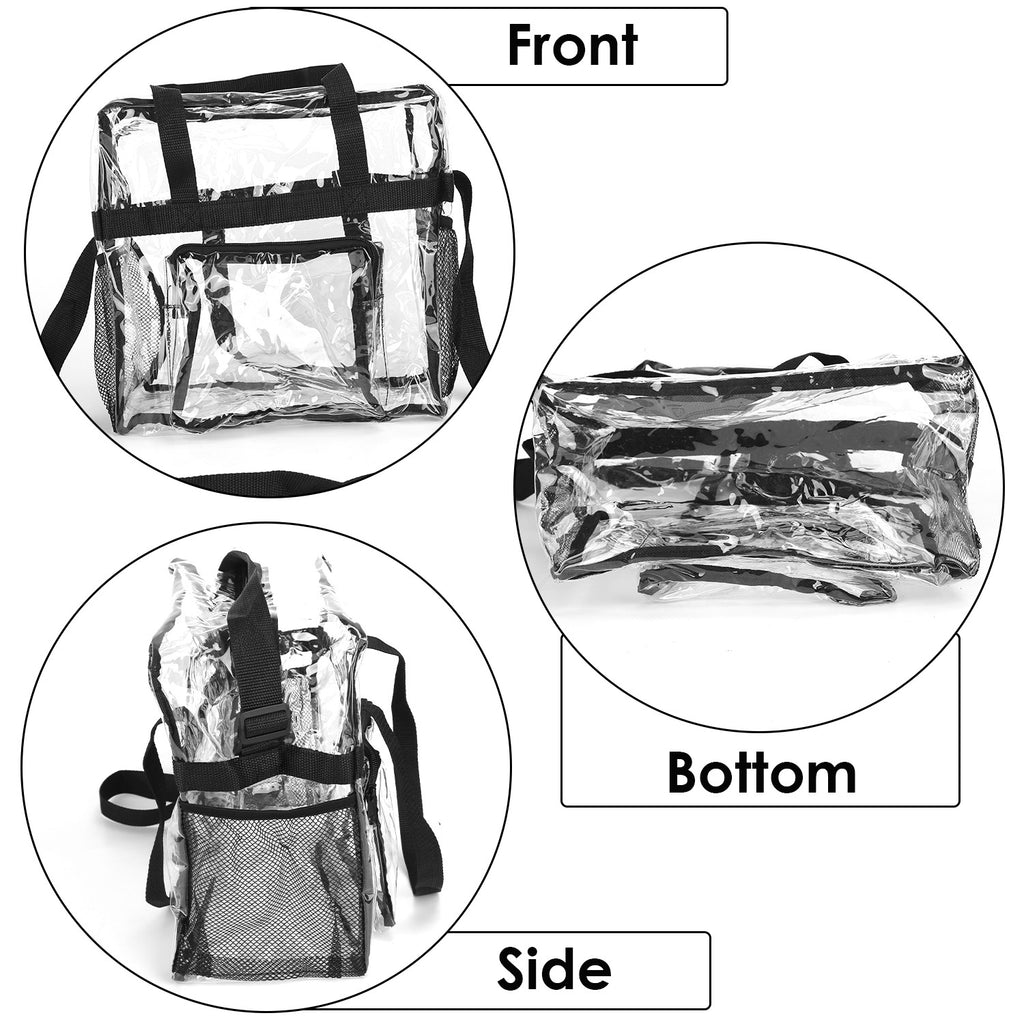 Clear Crossbody Bag Stadium Approved Clear Transparent Shoulder Bag  With 11LBS Load