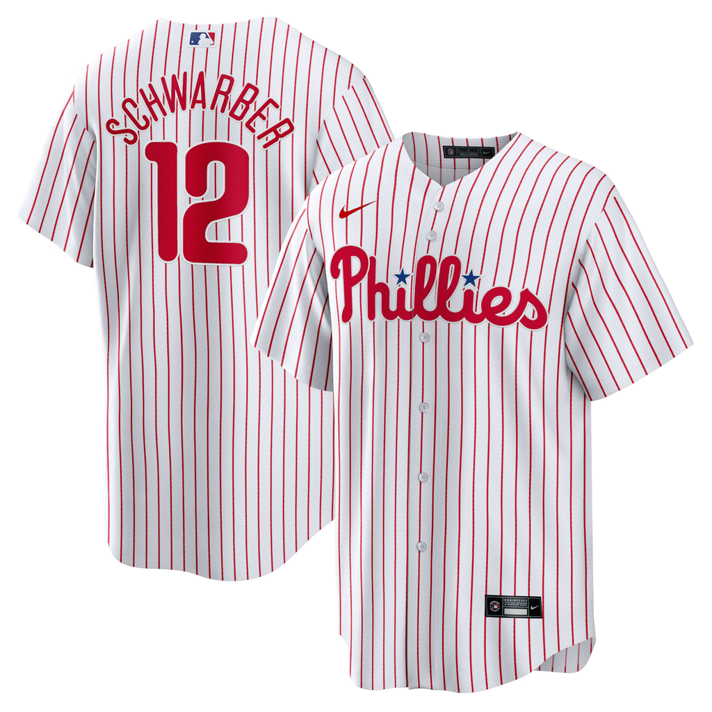 Men’s #12 Kyle Schwarber Philadelphia Phillies Baseball Jersey