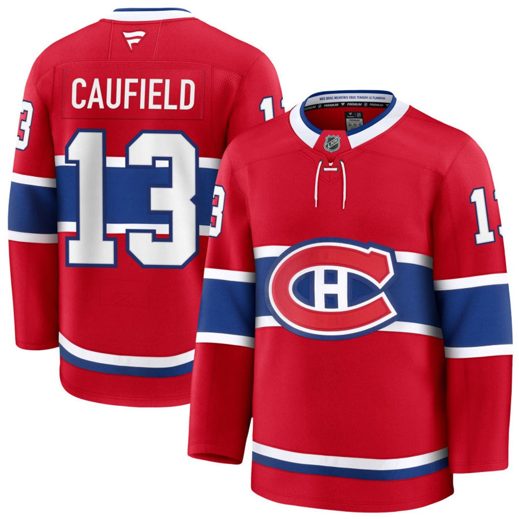 Men's #13 Cole Caufield Montreal Canadiens NHL Jersey