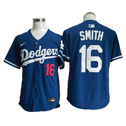 Men's #16 Will Smith Los Angeles Dodgers Baseball Jersey