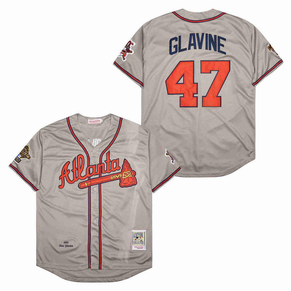 Men's #47 Tom Glavine Atlanta Braves Baseball Jersey