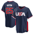 Men's #25 Byron Buxton USA 2026 World Baseball Classic Baseball Jersey