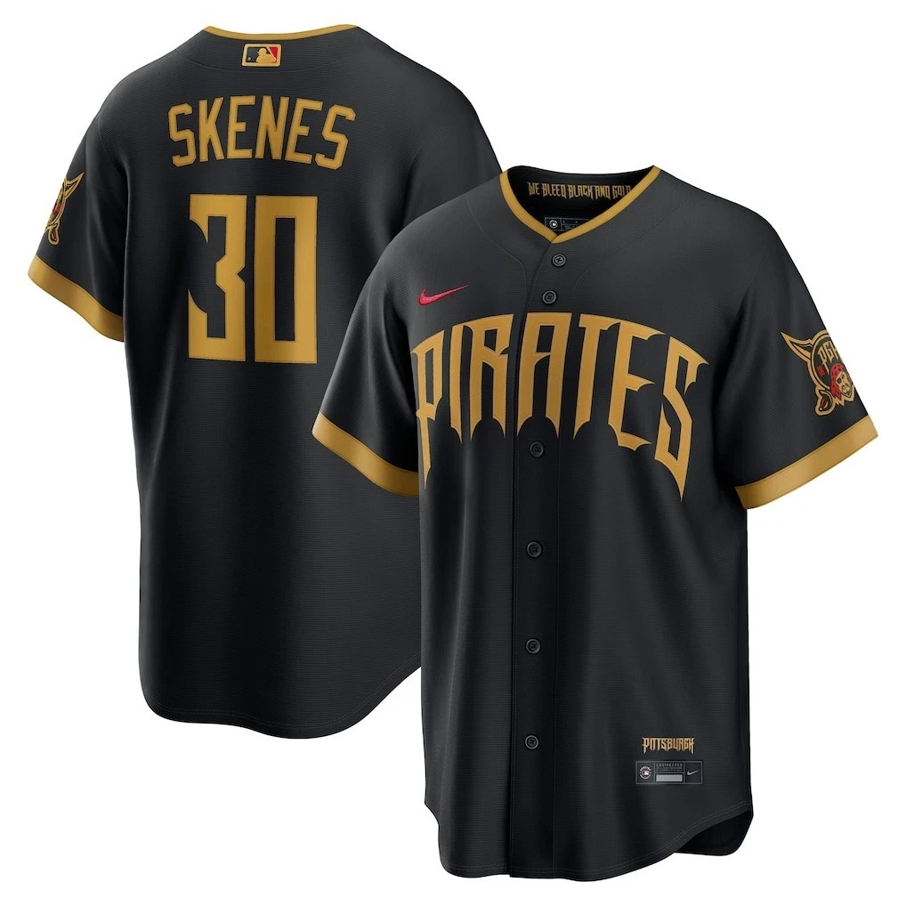 Men's #30 Paul Skenes Pittsburgh Pirates Baseball Jersey