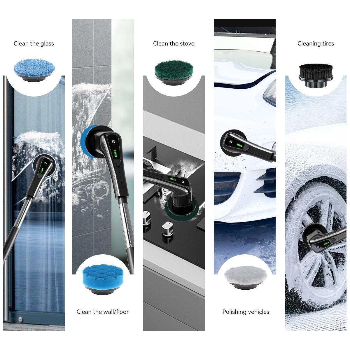 8-in-1 Electric Spin Scrubber CLE-04