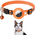 Reflective Pet Collar with Integrated AirTag Holder – Waterproof and High-Visibility Nylon Case for Dogs & Cats