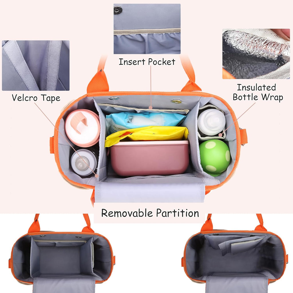 Diaper Bag Tote-Diaper Baby Bags,Waterproof Large Mommy Bag Maternity Bag For Hospital And Weekend Travel