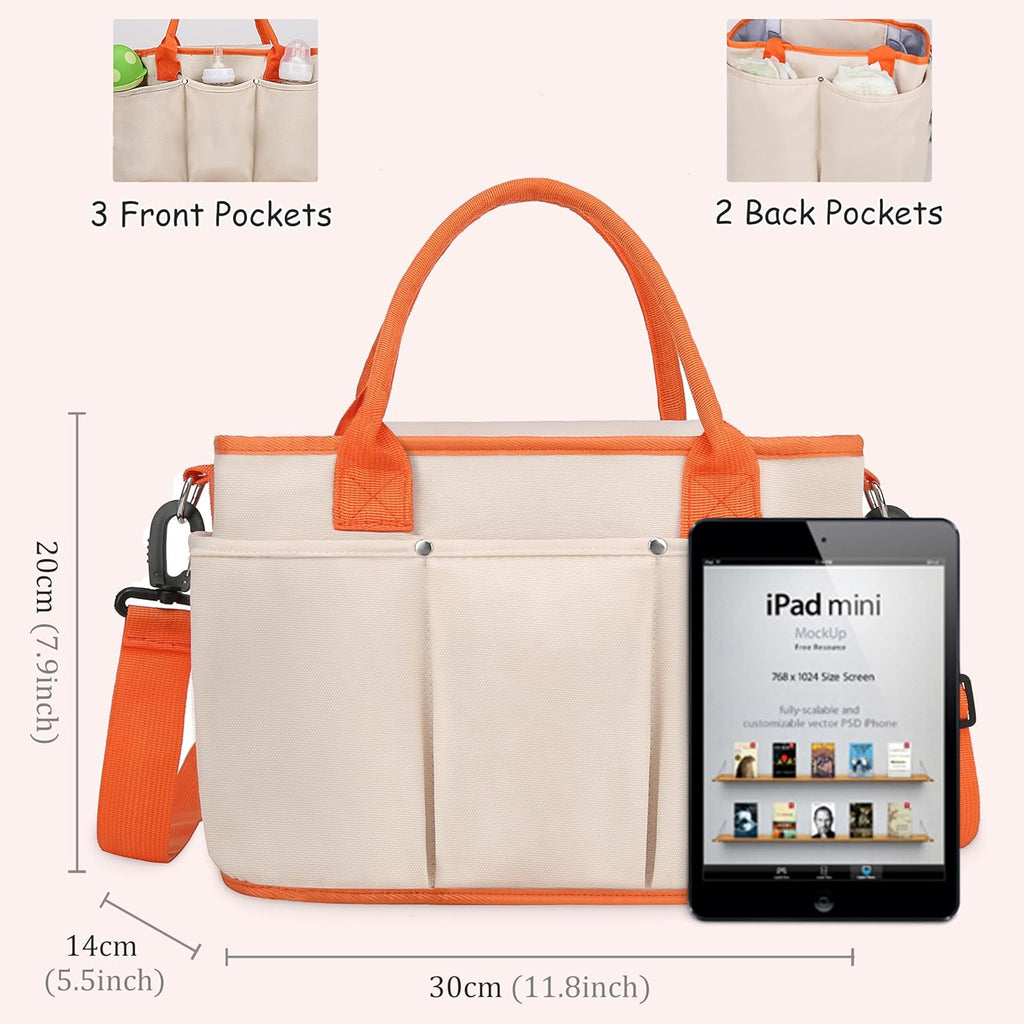 Diaper Bag Tote-Diaper Baby Bags,Waterproof Large Mommy Bag Maternity Bag For Hospital And Weekend Travel