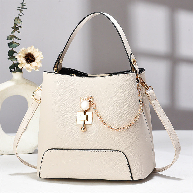Classy Bucket Bag - Women Pu Leather Shoulder Women Bag Handbag Stylish Women Sling Bag Shoulder Ladies