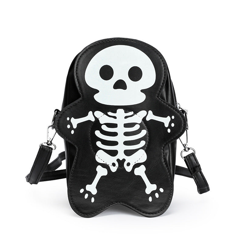The 3D Gothic Skull Statement Bag: Y2K Streetwear Crossbody Purse