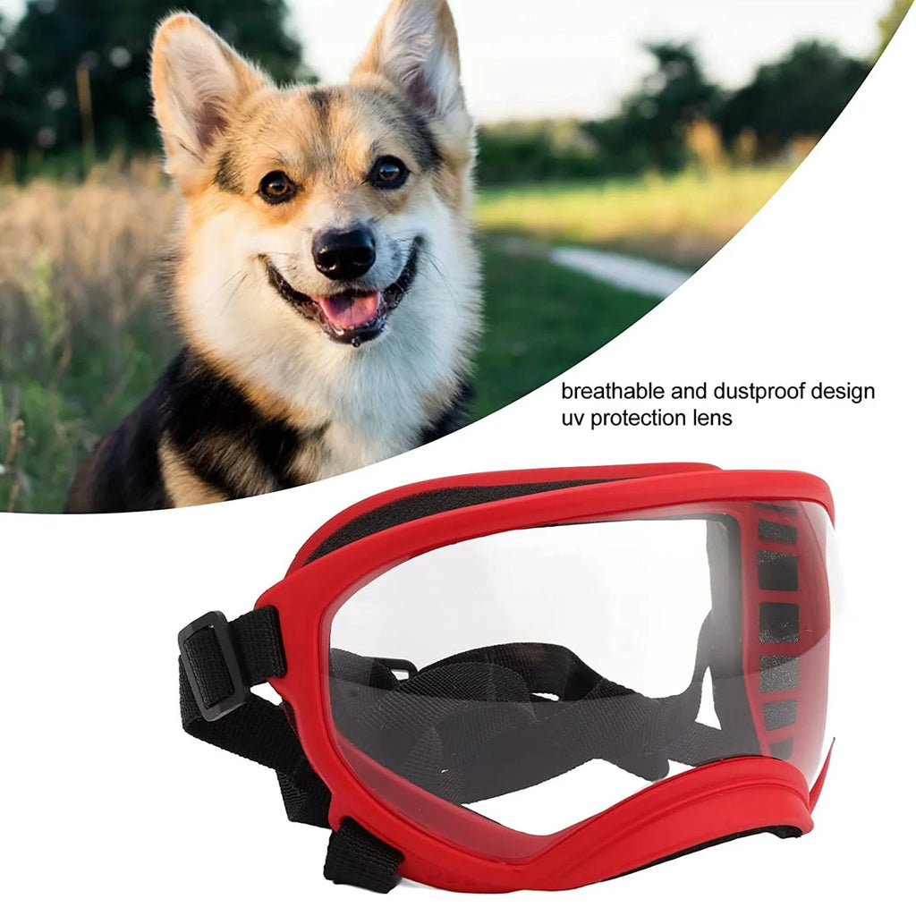 Ultimate Tactical Dog Goggles – UV Protection, Windproof & Dustproof Sports Sunglasses for Medium to Large Dogs