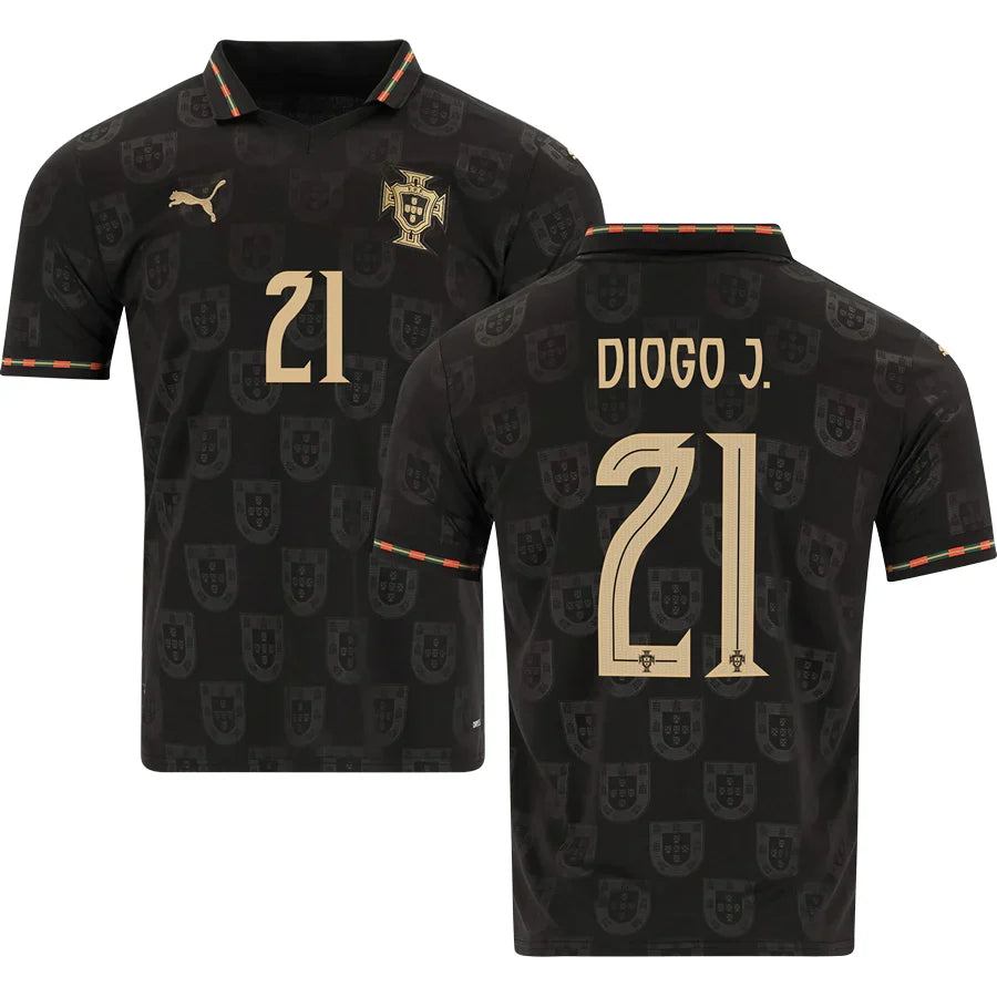 Men’s #21 Diogo J. 2026 World Cup Portugal Jersey