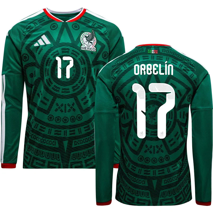 Men’s # 17 Orbelín Pineda Mexico 2026 World Cup Jersey