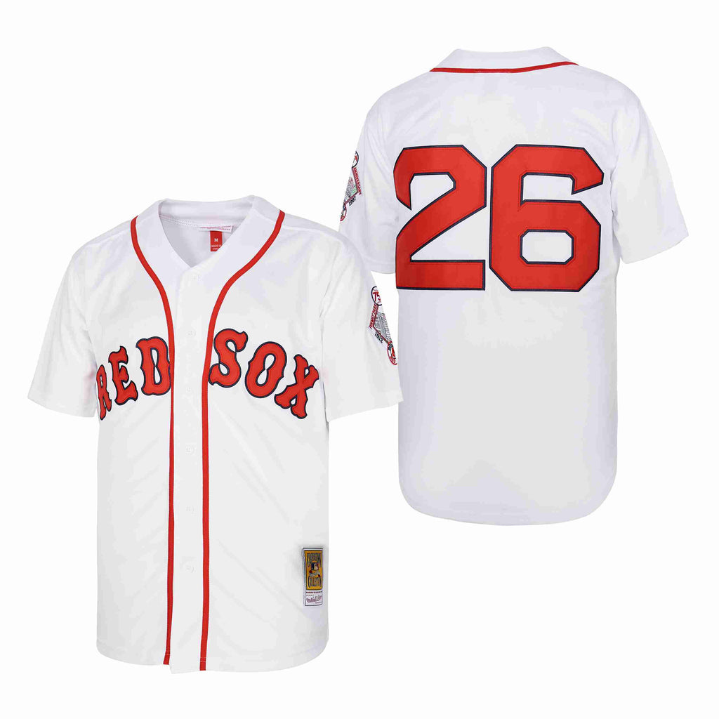 Men's #26 Wade Boggs Boston Red Sox Baseball Jersey