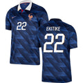 Men’s #22 Ekitike 2026 World Cup France Jersey