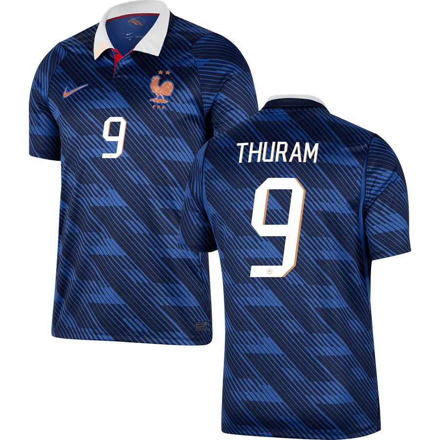 Men’s #9 Thuram 2026 World Cup France Jersey