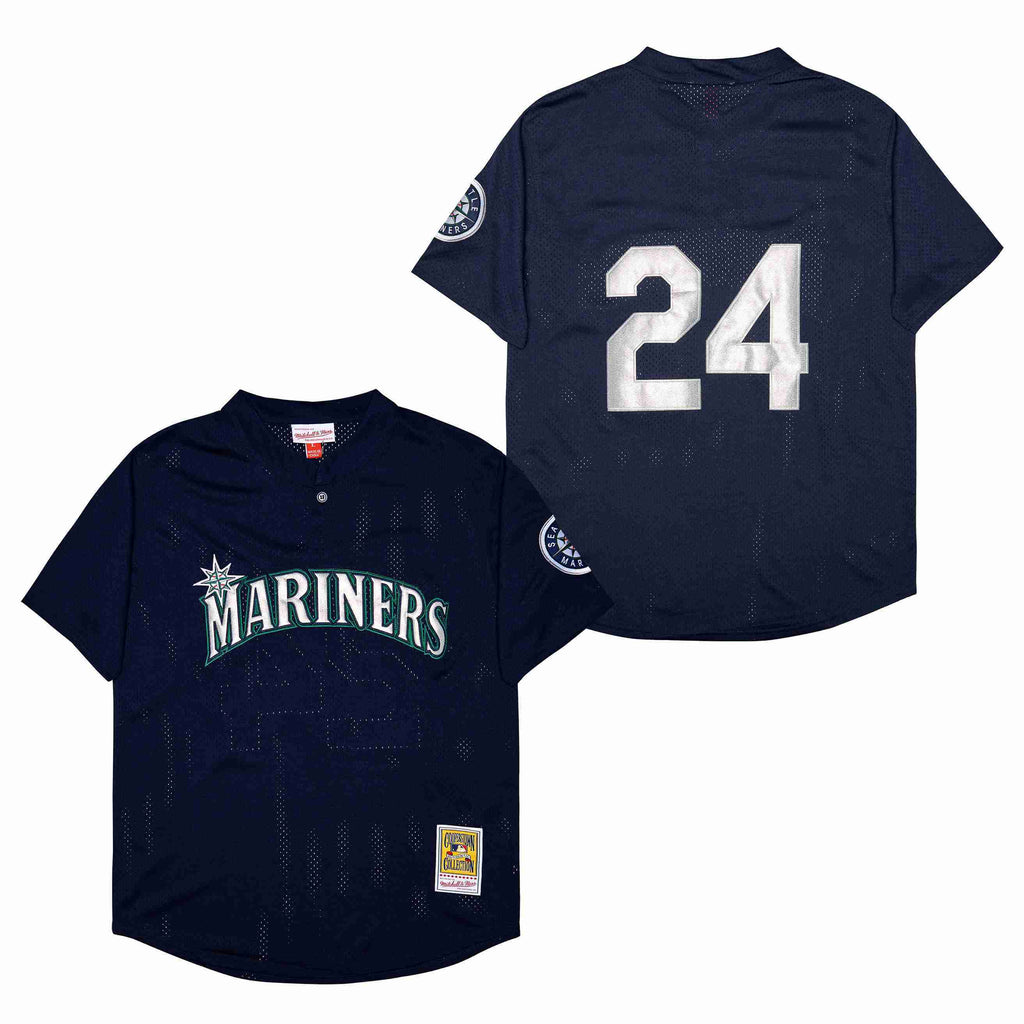 Men's #24 Ken Griffey Seattle Mariners Baseball Jersey