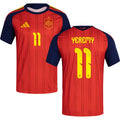 Men’s #11 Yeremy 2026 World Cup Spain Jersey