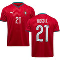 Men’s #21 Diogo J. 2026 World Cup Portugal Jersey