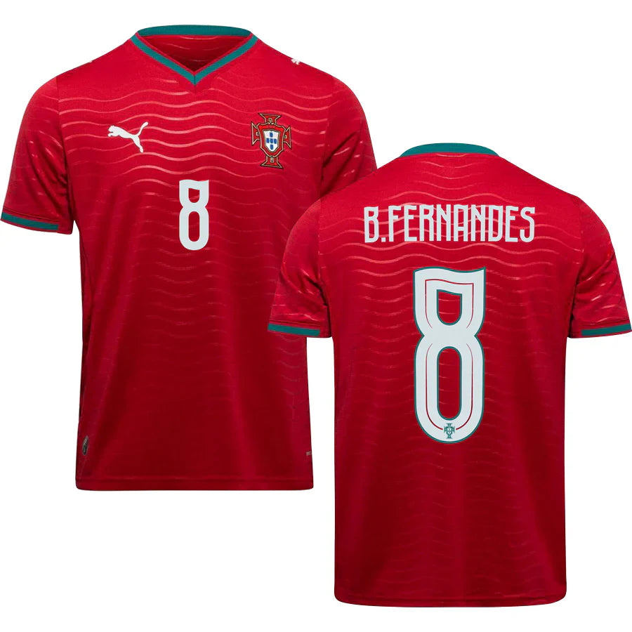 Men’s #8 B.Fernandes2026 World Cup Portugal Jersey