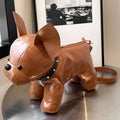 The Bulldog Statement Crossbody: 3D Animal-Shaped Premium PU Leather Messenger Bag