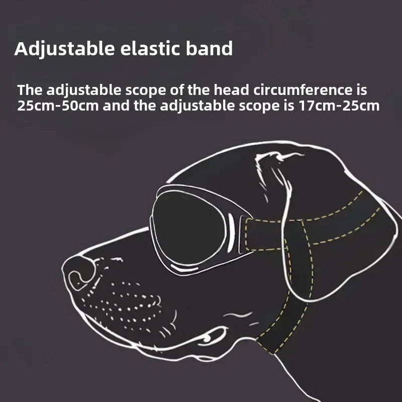 All-Adventure Pet Goggles: Professional Anti-UV, Windproof & Anti-Glare Sunglasses for Dogs