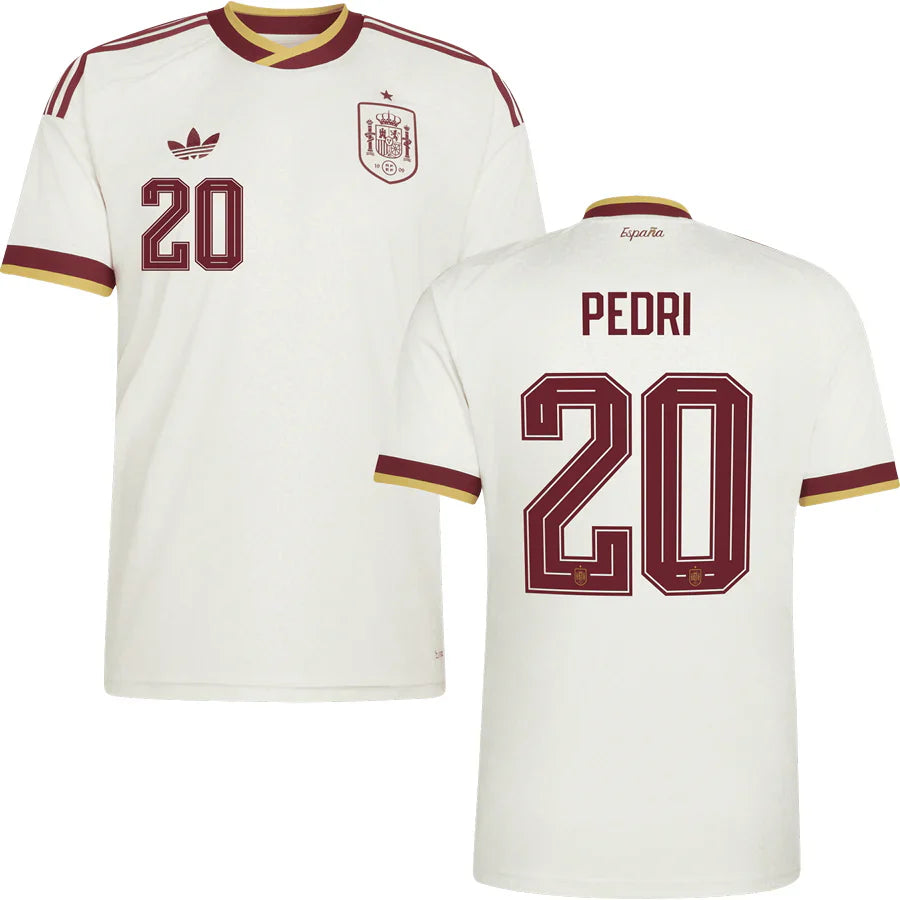 Men’s #20 Pedri 2026 World Cup Spain Jersey