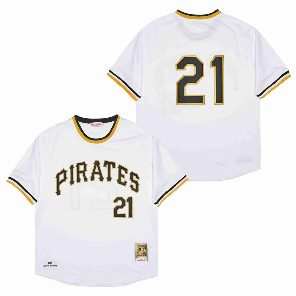 Men's #21 Roberto Clemente Pittsburgh Pirates Baseball Jersey