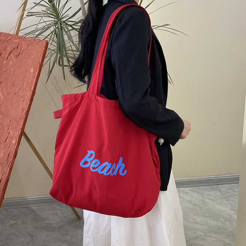 Canvas Bag Large Capacity Women's Shoulder Bag