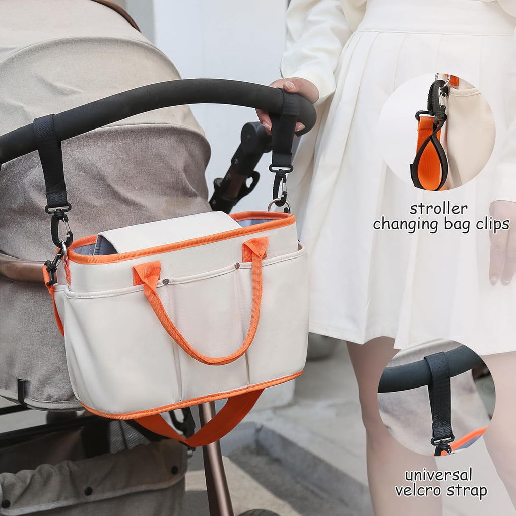 Diaper Bag Tote-Diaper Baby Bags,Waterproof Large Mommy Bag Maternity Bag For Hospital And Weekend Travel